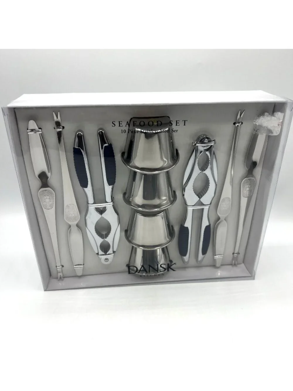 Dansk Seafood Set 10 Piece Stainless Steel Kitchen Gadgets New